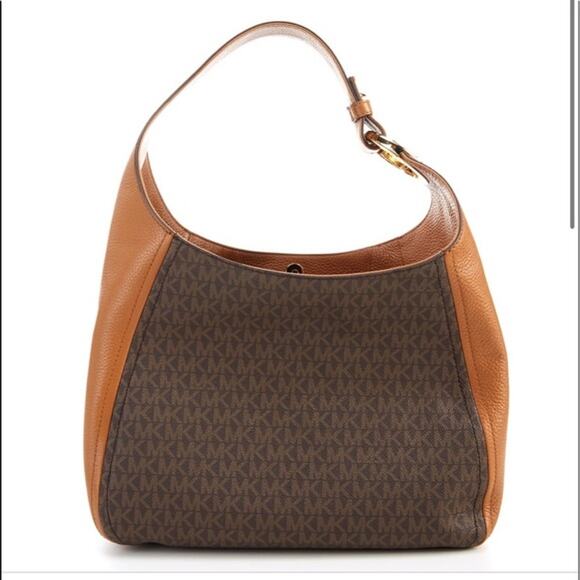MICHAEL Michael Kors Women's Brown Fulton Large Leather Hobo Shoulder Bag NWT - Picture 3 of 12
